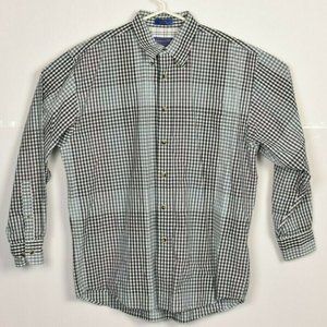 Pendleton Men's Large L Windowpane Plaid Shirt